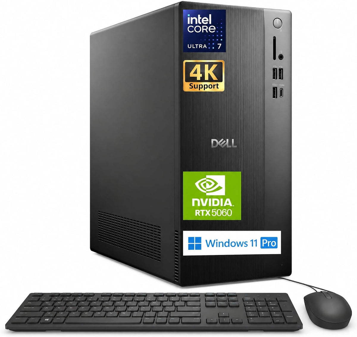 Dell Tower Desktop Computer Ultra 7 RTX 5060 32GB DDR5 2TB SSD