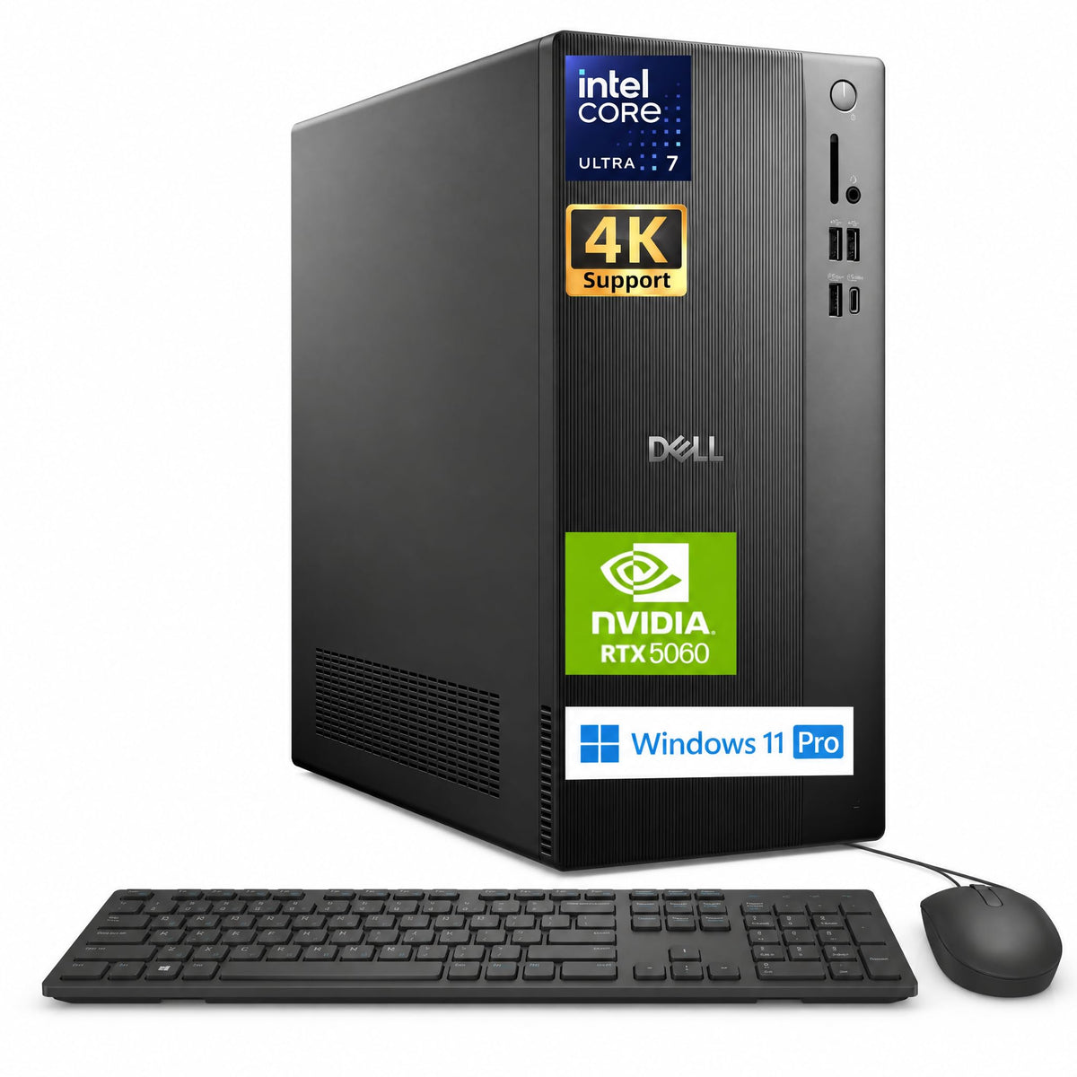 Dell Tower Desktop Computer Ultra 7 RTX 5060 32GB DDR5 2TB SSD