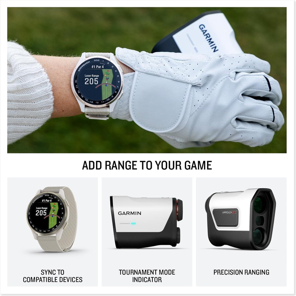 Garmin Approach Z10 Laser Golf Rangefinder Bundle