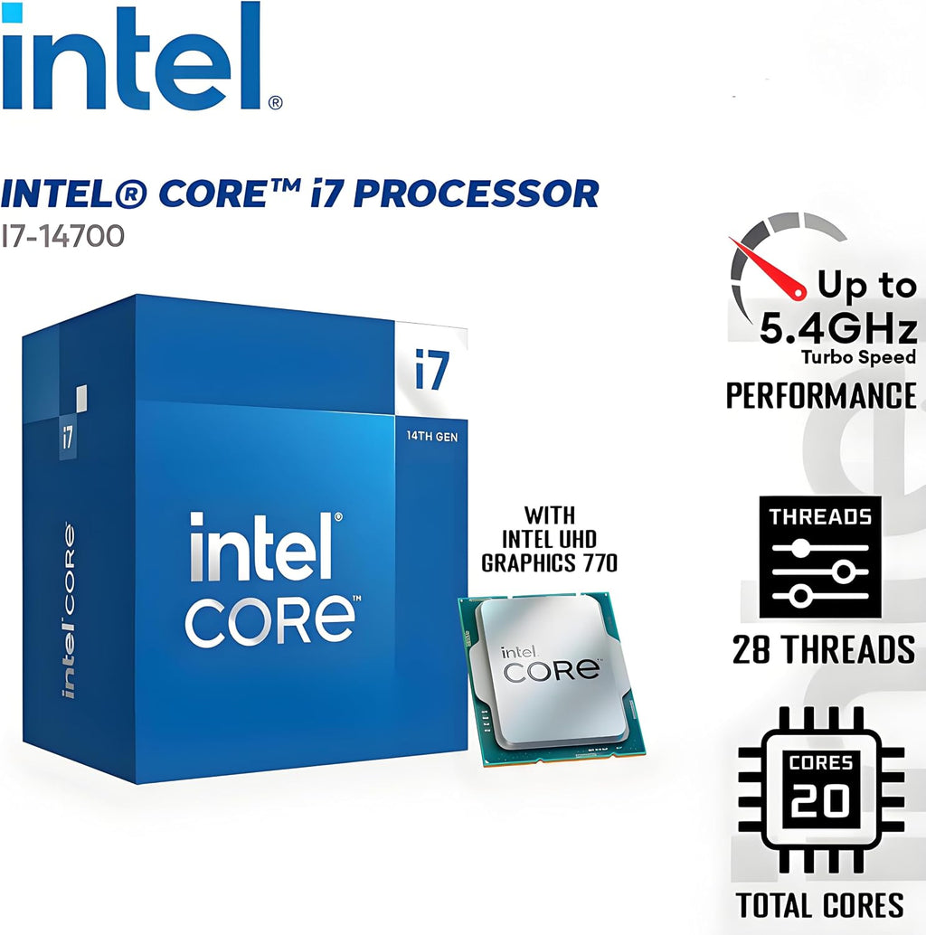 Dell Desktop Computers, Intel 20-Core i7-14700, 16GB DDR5 RAM, 1TB PCIe SSD