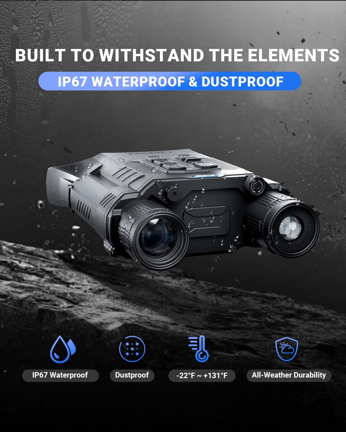 Merlin Night Vision Binoculars,9.2X Zoom Digital Night Vision Goggles