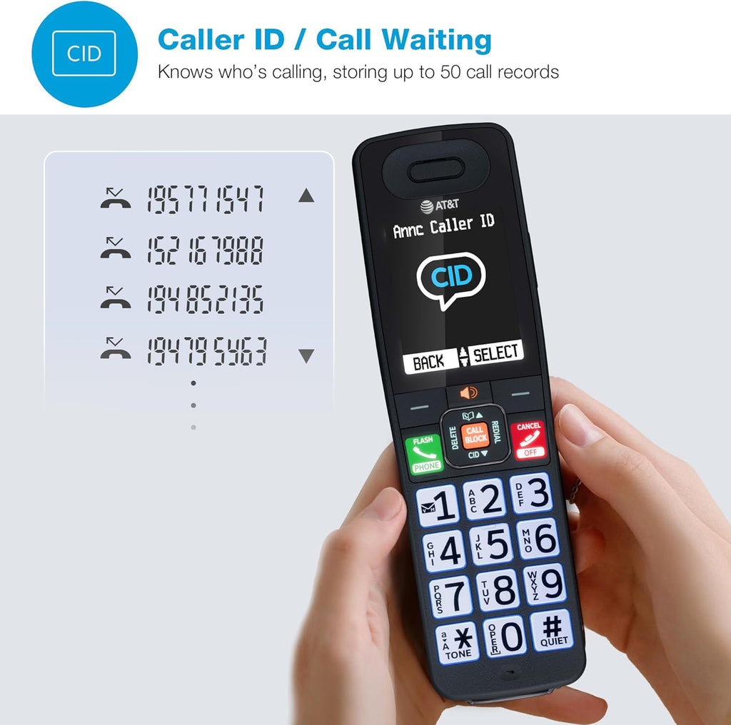 AT&T 3 Handsets Cordless Phone with Answering System â BL108-3