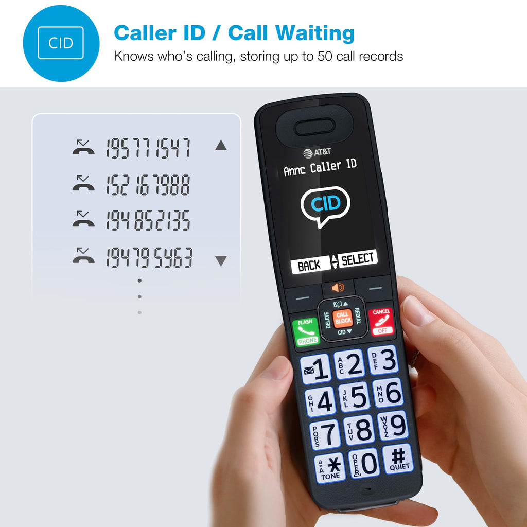 AT&T 3 Handsets Cordless Phone with Answering System â BL108-3
