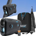 Bushnell Golf Tour V6 Shift Laser Rangefinder | Slope Compensation, PinSeeker, Magnetic Mount, 6X Magnification, 1300 Yard Range, 3D Flyovers in App, Signature Series Golf Towel