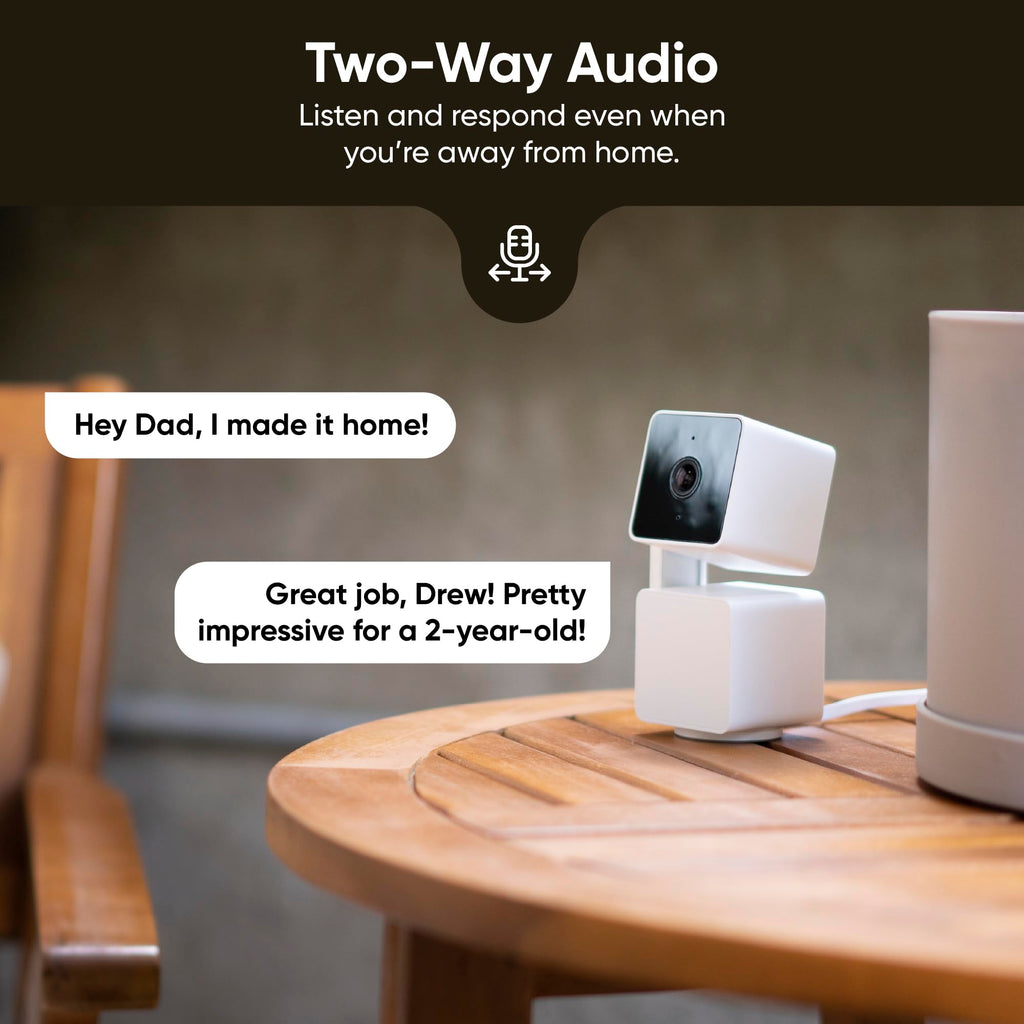 WYZE Cam Pan v3, Indoor/Outdoor Security Camera with 360Â° Pan/Tilt/Zoom