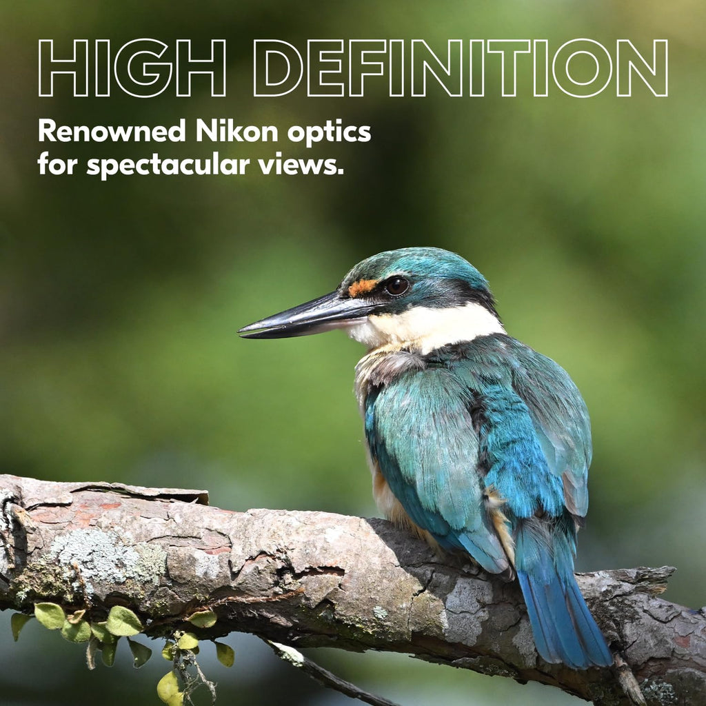 Nikon PROSTAFF P3 10x30 Binocular | Waterproof, fogproof, rubber-armored compact Binocular, wide field of view & long eye relief | Official Nikon USA Model