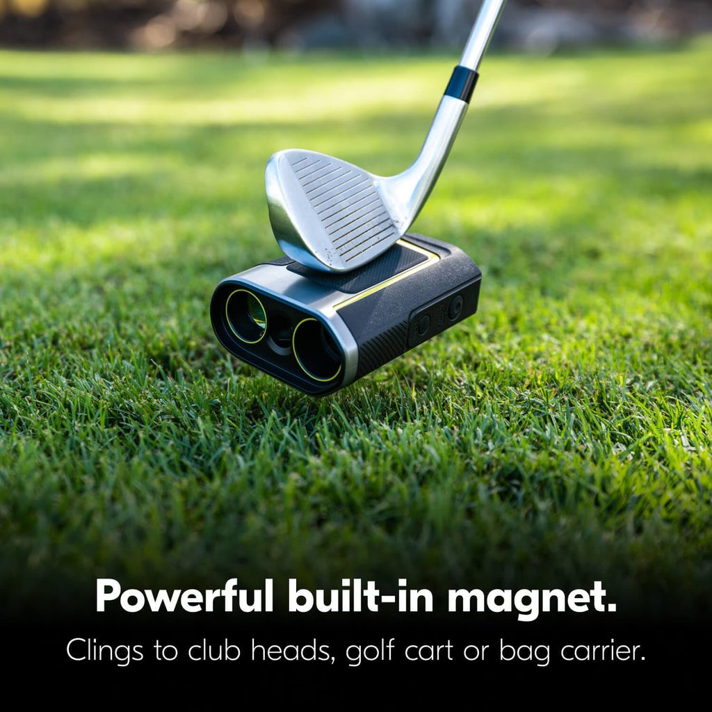 NIKON COOLSHOT 50i GII Golf Laser Rangefinder | Rainproof Portable 6X Monocular Optics with Dual Locked ON Quake Flagstick Detection, Continuous Scan & Magnetic Mount | Golf & Actual Distance Modes