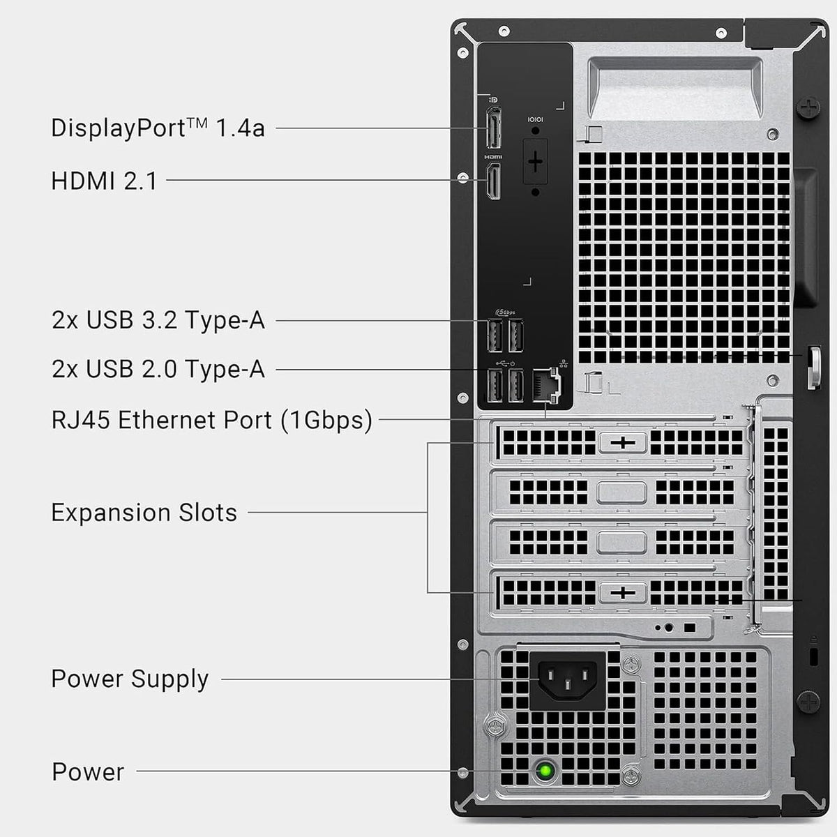 Dell Tower Desktop Computer Ultra 7 RTX 5060 32GB DDR5 2TB SSD