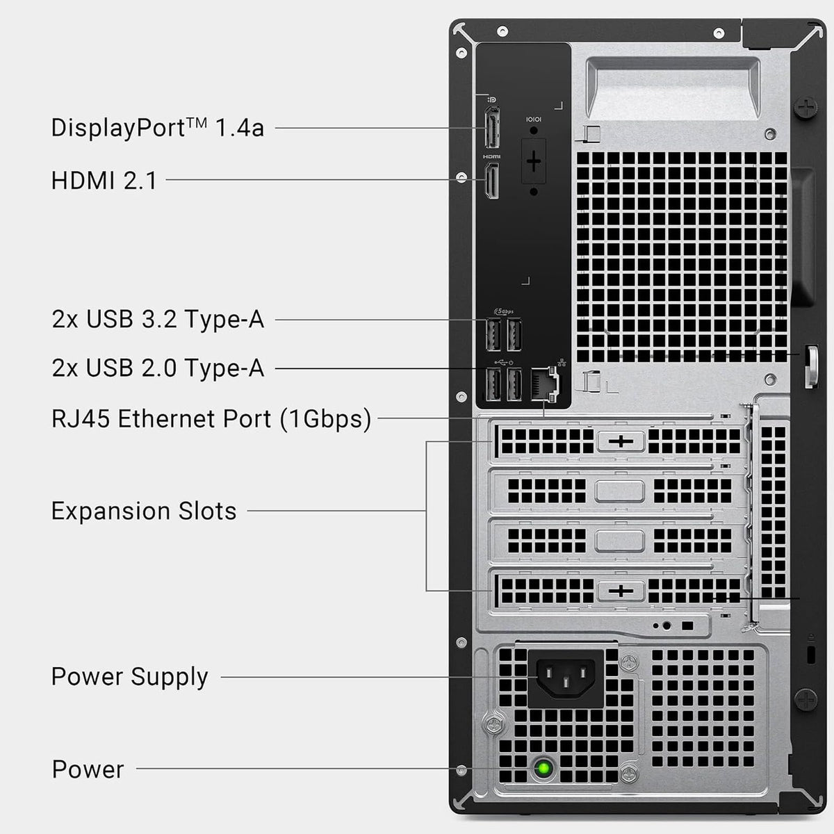 Dell Tower Desktop Computer Ultra 7 RTX 5060 32GB DDR5 2TB SSD