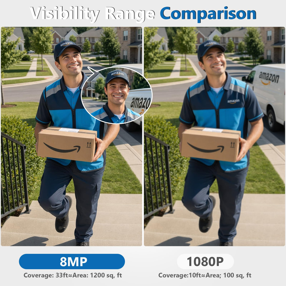 4K Solar Security Cameras Wireless Outdoor with Local Storage Base