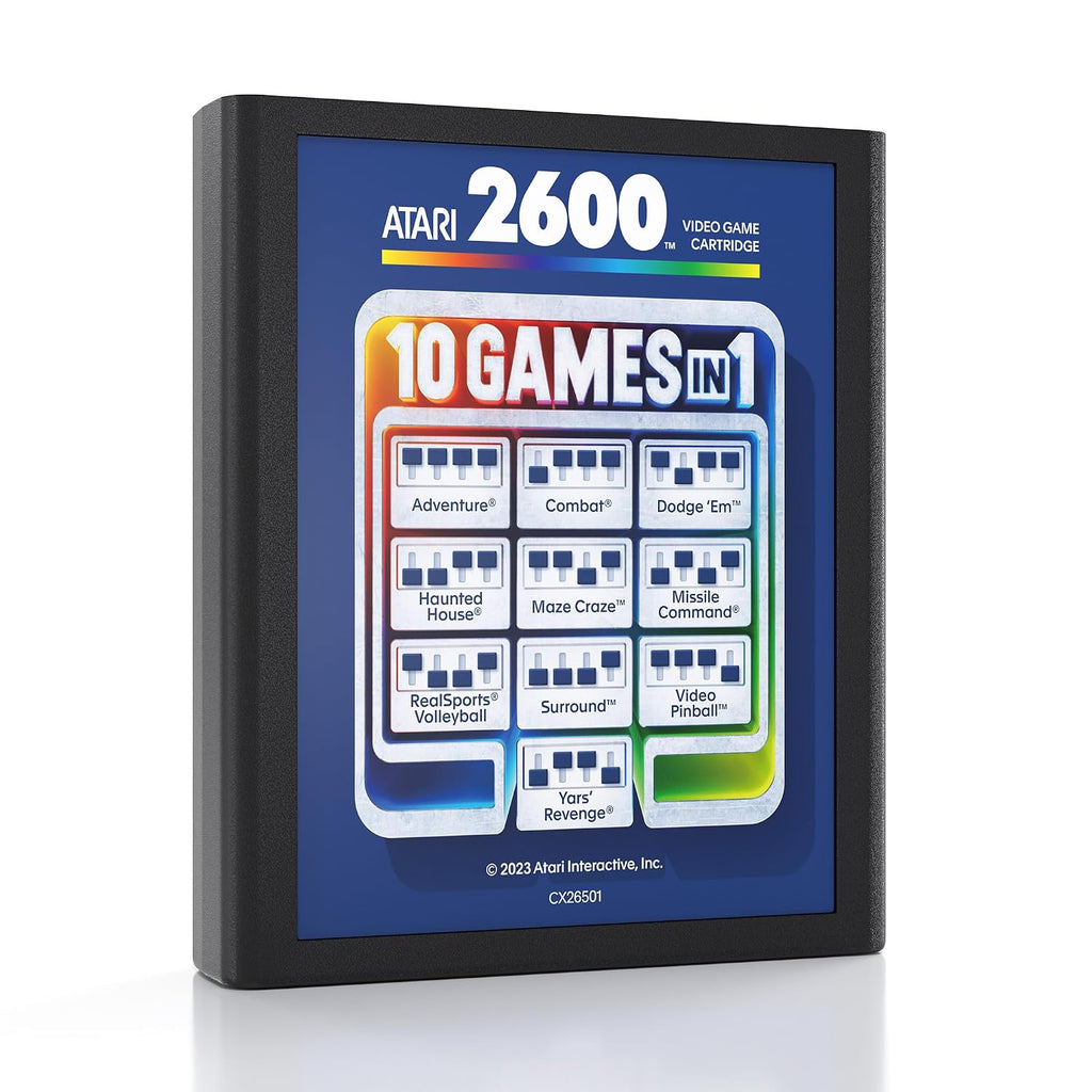Atari Official 2600+ Console & Joystick - HDMI Output - Includes 10 Games
