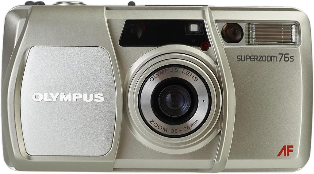 Olympus Infinity 76 35mm Point & Shoot Film Camera | Autofocus Lens, Built-in Flash | Vintage Compact Camera (Renewed)