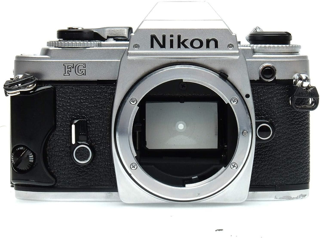 Nikon FG 35MM SLR Film Camera With F Mount AI Lens, Built-in Light Meter and Hot Shoe Flash (Renewed)