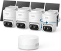 eufy Security eufyCam C37 4-Cam Kit, 360Â° Pan&Tilt Auto Tracking