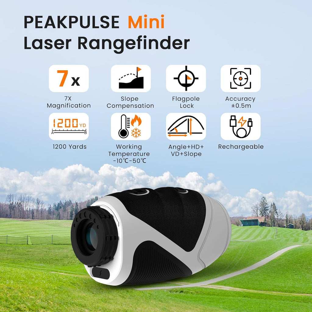 Golf Range Finder 7X Mini Pocket Compact