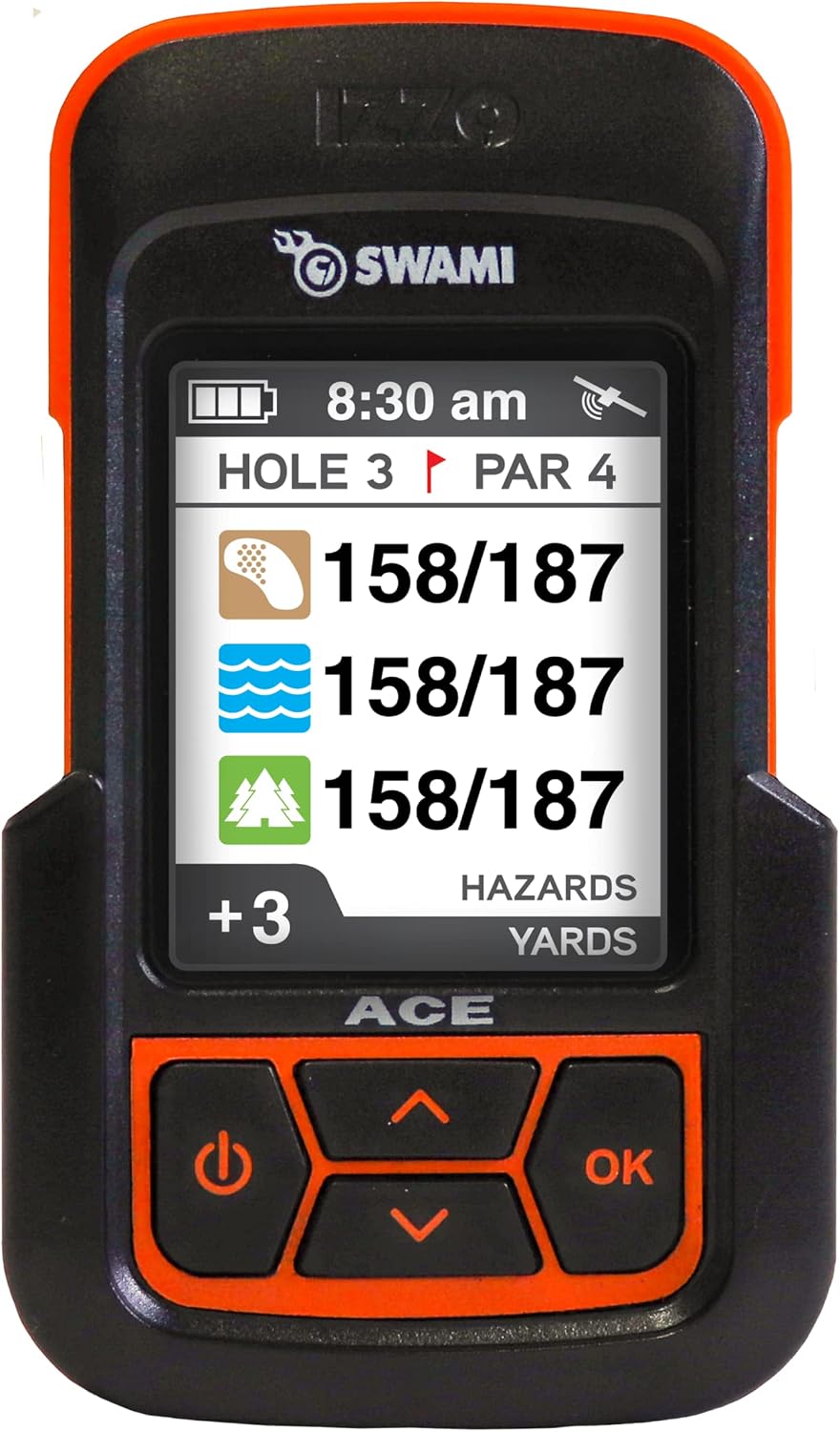 Izzo Golf Swami Ace Handheld Golf GPS Rangefinder