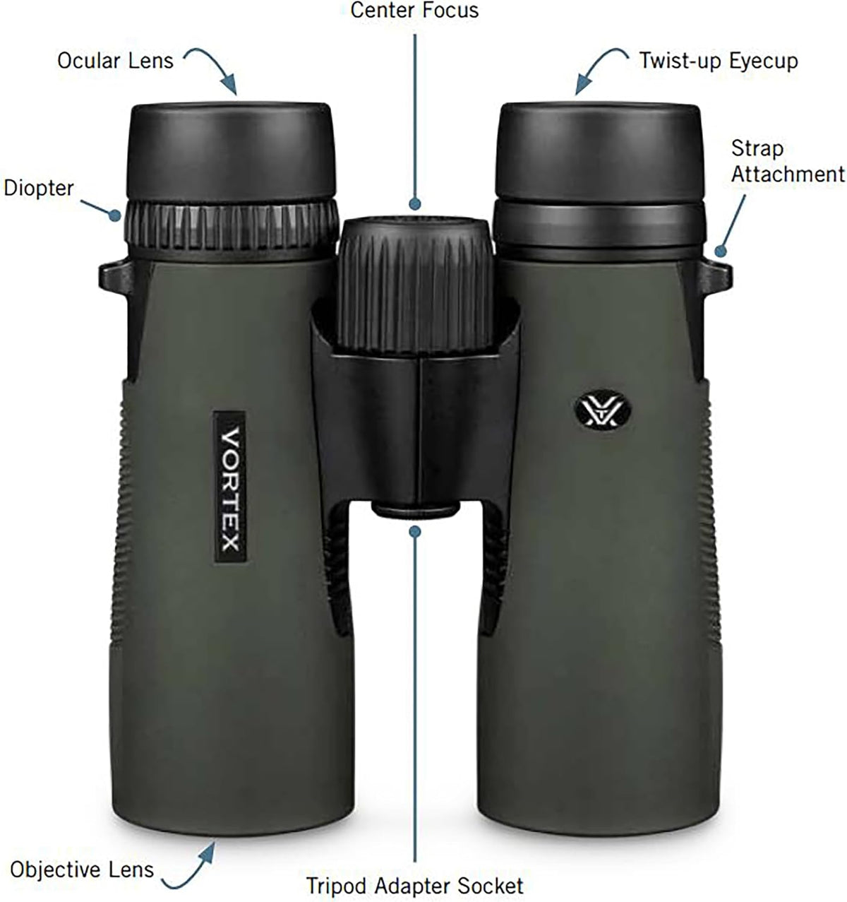 Vortex Diamondback HD 12x50 Binoculars