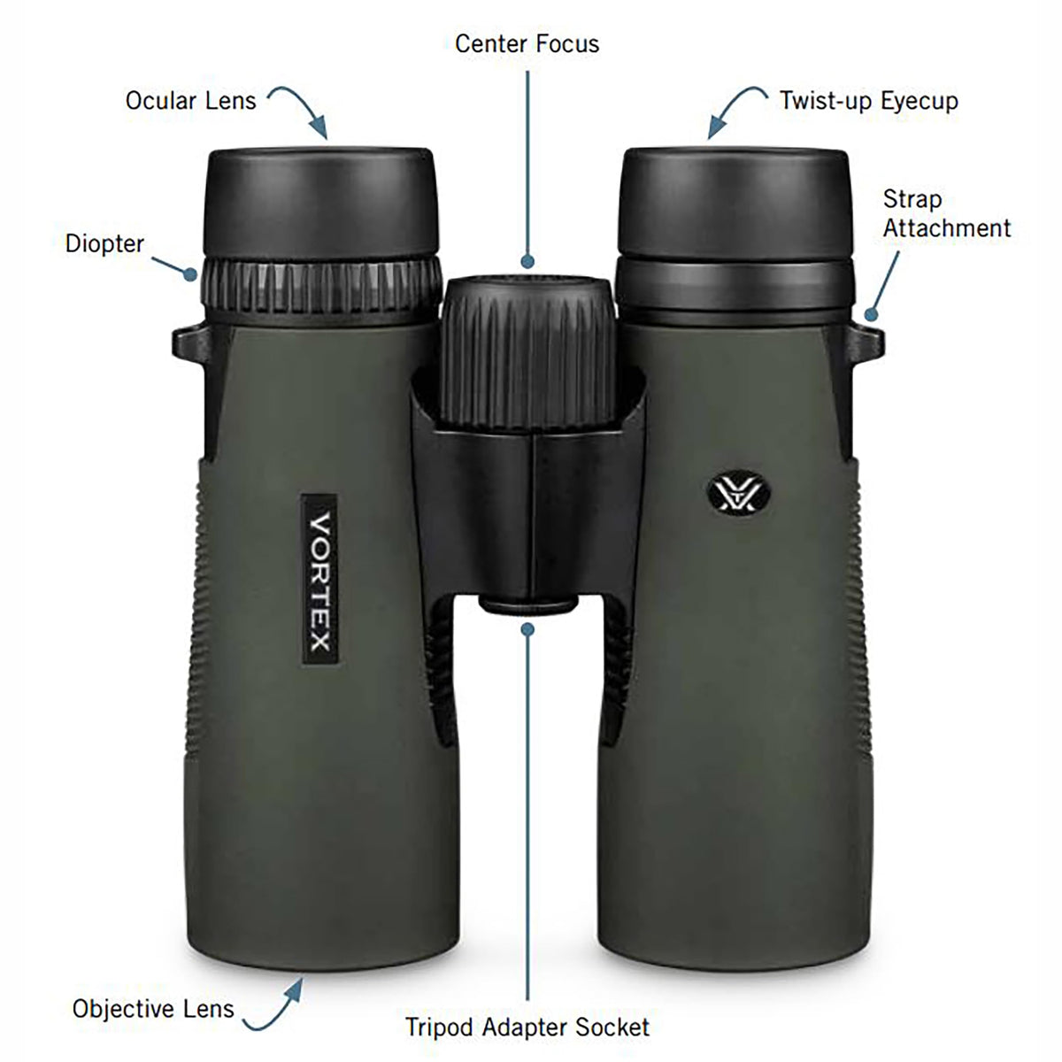 Vortex Diamondback HD 12x50 Binoculars