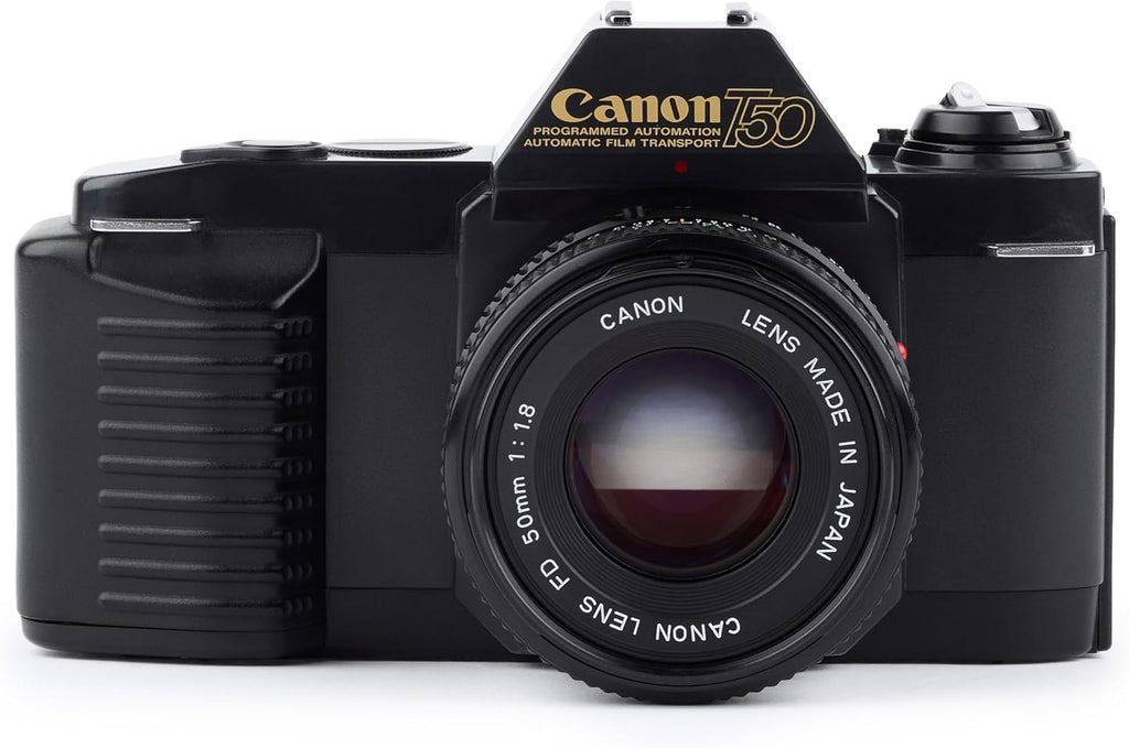 Canon T50 35mm SLR Film Camera Camera Kit with Canon FD Mount Zoom Lens. (Renewed)