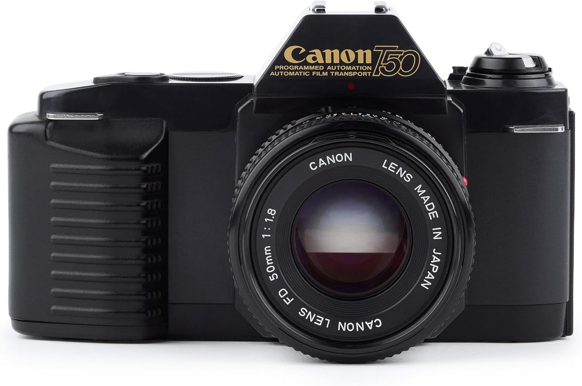 Canon T50 35mm SLR Film Camera Camera Kit with Canon FD Mount Zoom Lens. (Renewed)