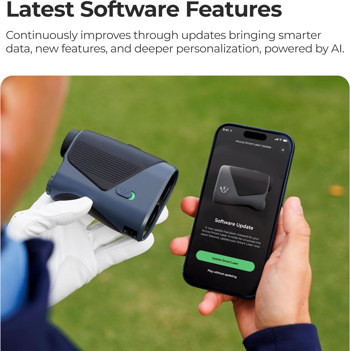 Arccos Air + Smart Laser AI Rangefinder Bundle