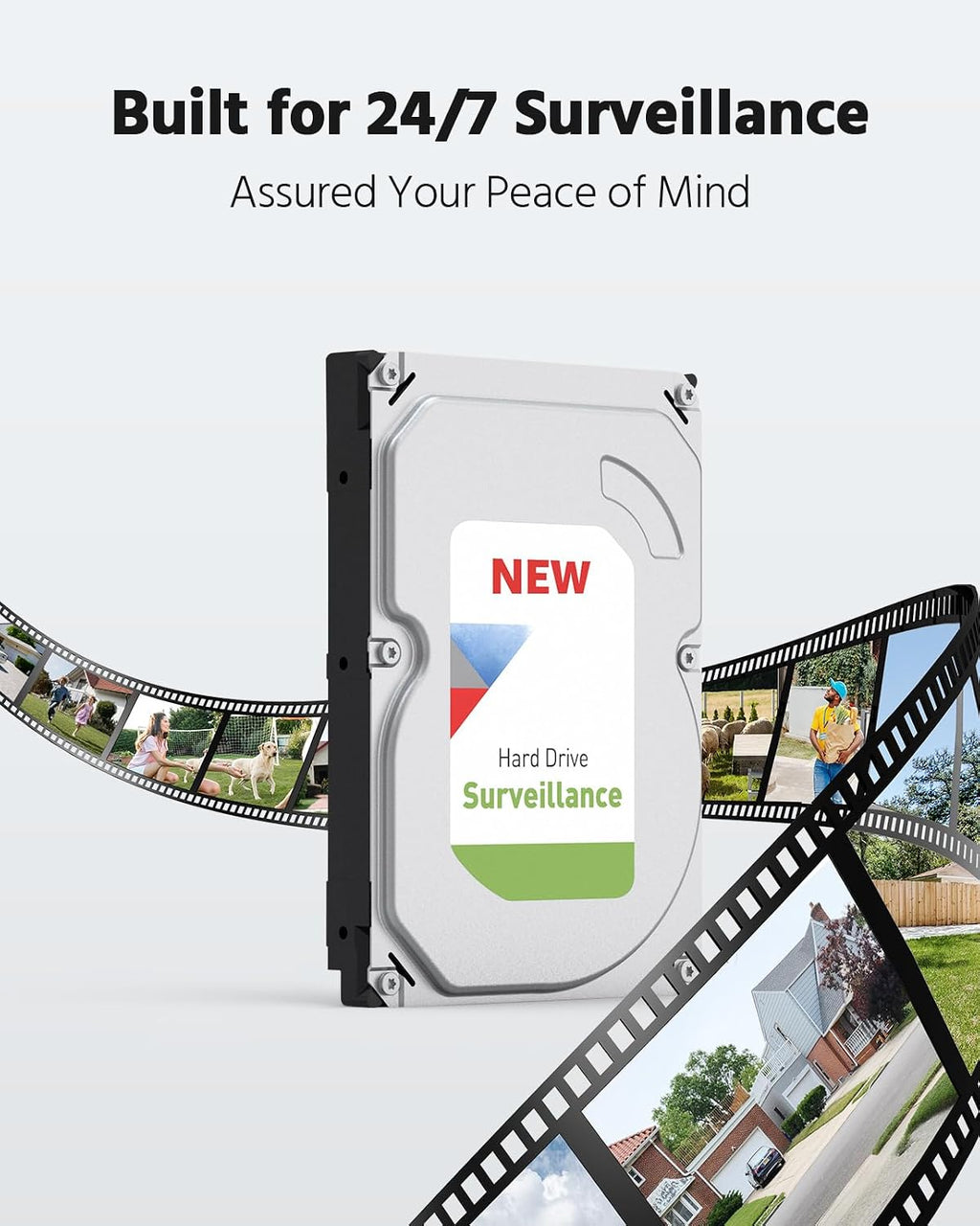 ANNKE 8CH 3K Lite Wired Security Camera System, 8X CCTV Cam, 1TB Hard Drive