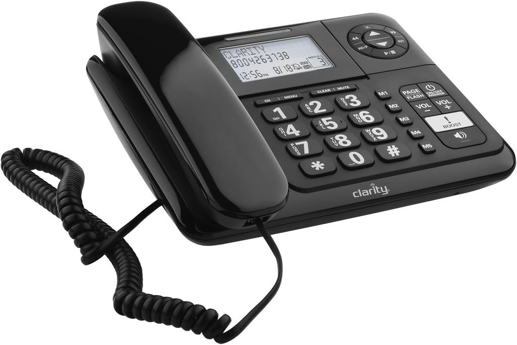 Clarity E814CC Amplified Corded Hearing impaired Phones for Elderly (E814CC Base Phone)