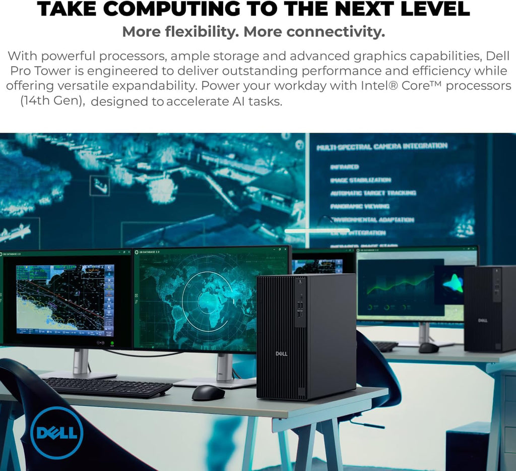 Dell Desktop Computers, Intel 20-Core i7-14700, 16GB DDR5 RAM, 1TB PCIe SSD