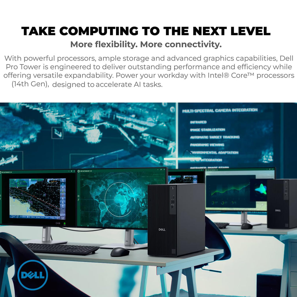 Dell Desktop Computers, Intel 20-Core i7-14700, 16GB DDR5 RAM, 1TB PCIe SSD