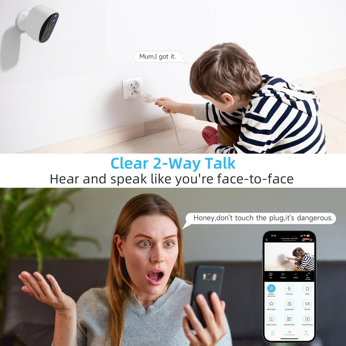Rraycom 5G/2.4G Security Cameras Wireless Outdoor,4Pack Cameras System
