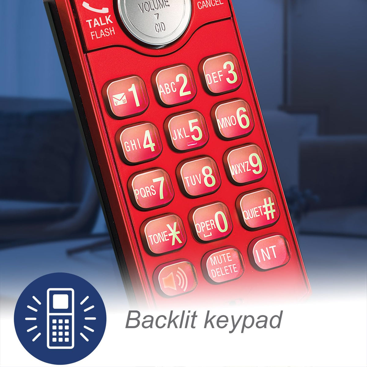 VTech CS6529-4B 4-Handset Cordless Phone with Answering Machine, Caller ID/Call Waiting, DECT 6.0 System, Wall Mountable