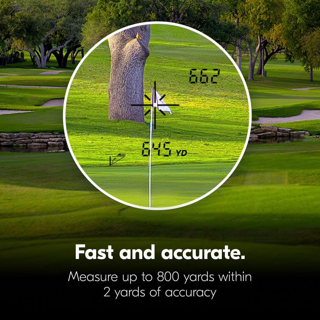 Nikon COOLSHOT Golf Laser Rangefinder - 20i GIII/20 GIII | 6x20 Optics, 800-Yard Range, Rainproof Design, Lightweight, Compact Rangefinder with Slope Compensation, Locked On Quake