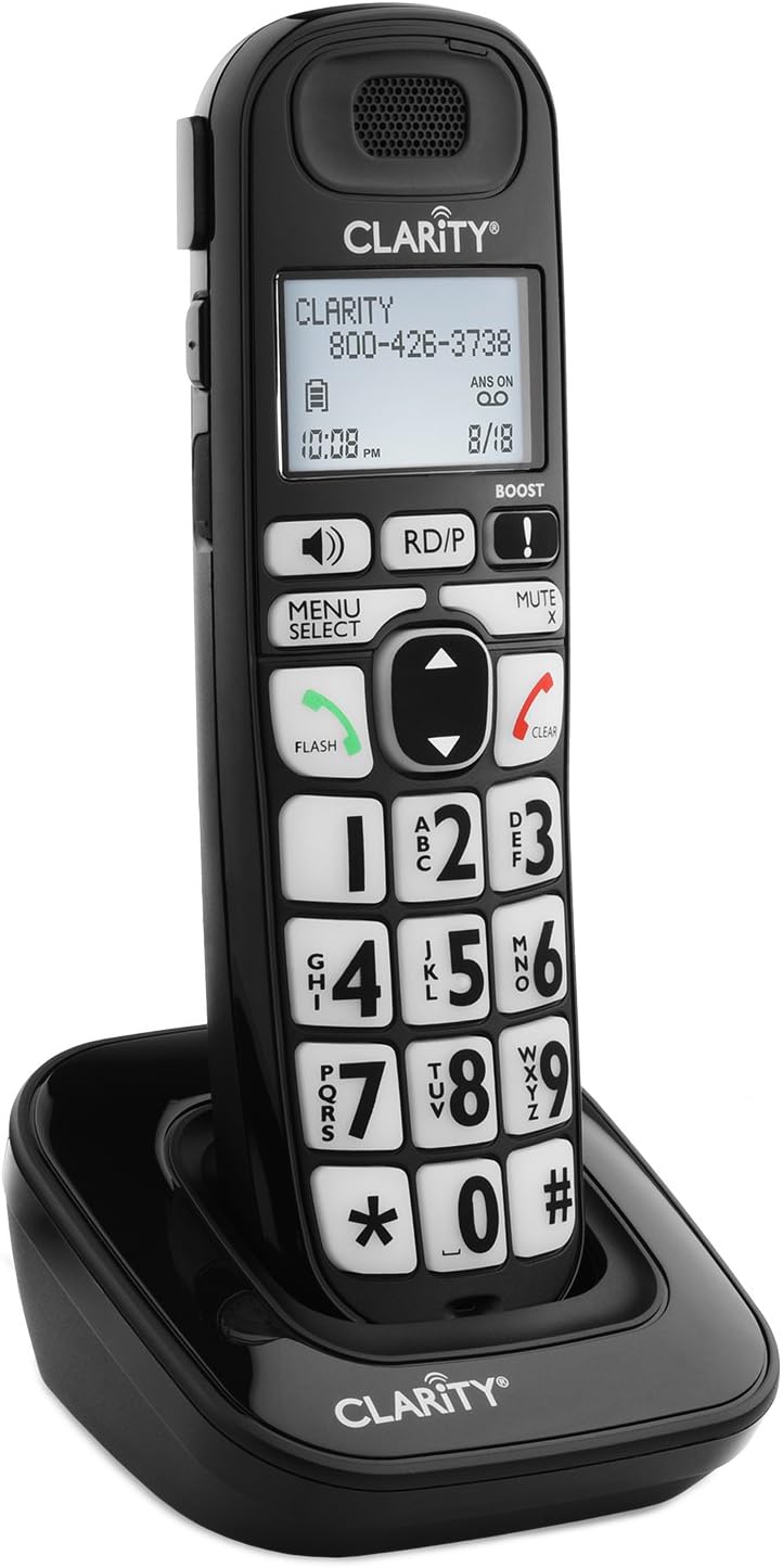 Clarity E814CC Amplified Corded Hearing impaired Phones for Elderly (E814CC Base Phone)
