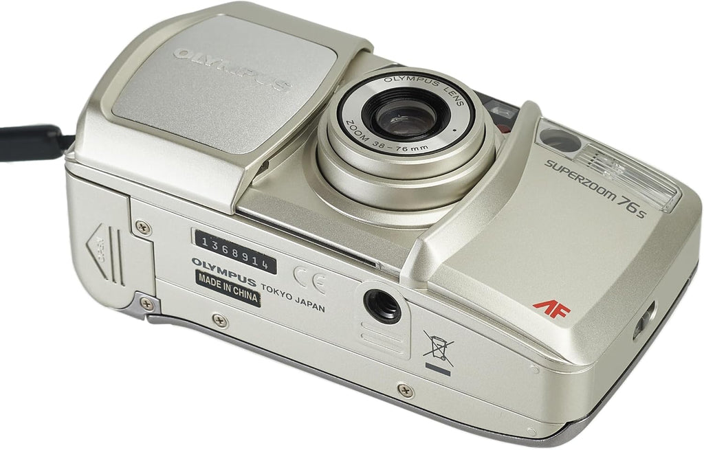 Olympus Infinity 76 35mm Point & Shoot Film Camera | Autofocus Lens, Built-in Flash | Vintage Compact Camera (Renewed)