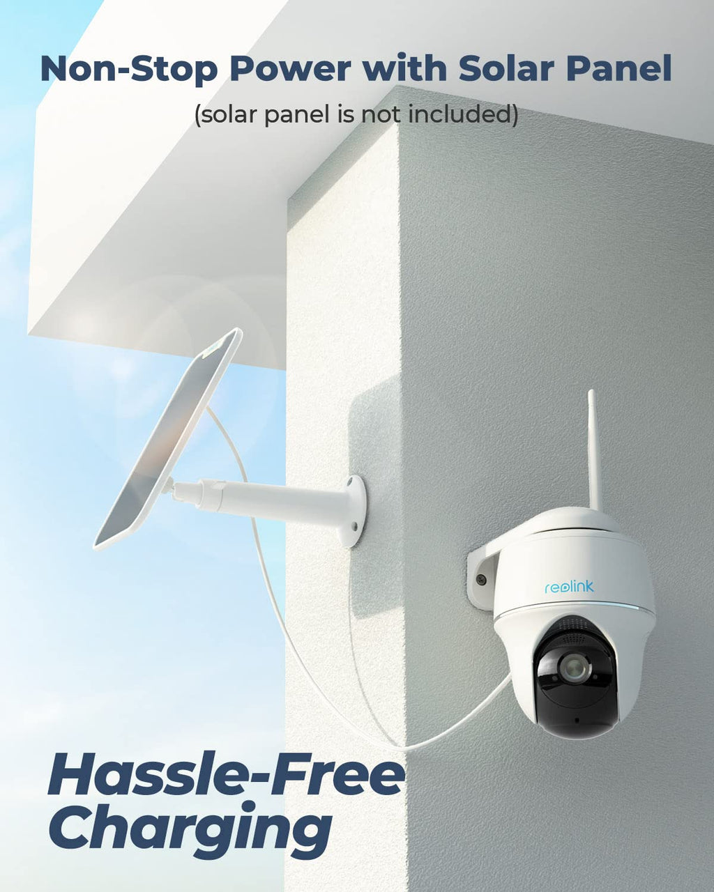 REOLINK Argus PT Ultra First 4K Solar Security Cameras Wireless Outdoor