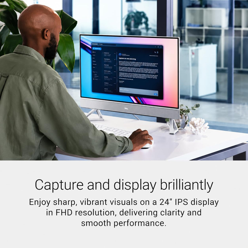 Dell 24 All-in-One Touchscreen Desktop Computer, 16GB DDR5 RAM, 1TB SSD