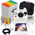 Polaroid Now+ Generation 3 i-Type Instant Camera in White + 16 Film Bundle