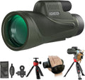 Adasion 12x56 Monoculars for Adults High Powered, Phone Adapter & Tripod