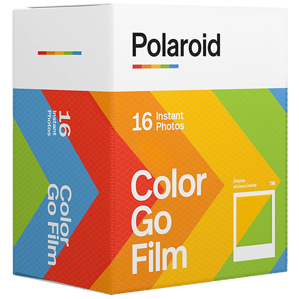 Polaroid Go Generation 2 Instant Film mini Camera (Black) Bundled with Polaroid GO Color Film Double Pack, Hard Carrying Case, Lens Cleaning Cloth