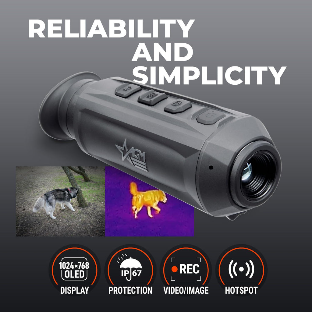 AGM Global Vision Taipan V2 Thermal Imaging Monocular High-Sensitivity