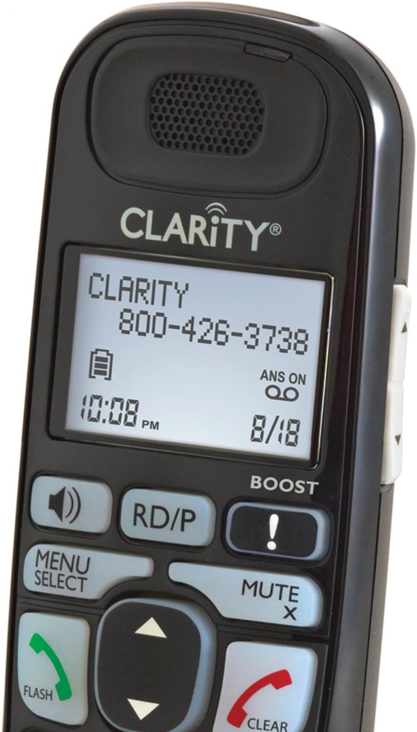 Clarity E814CC Amplified Corded/Cordless Combo with Answering Machine- Bundles, Dual-SIM and Dual keypad
