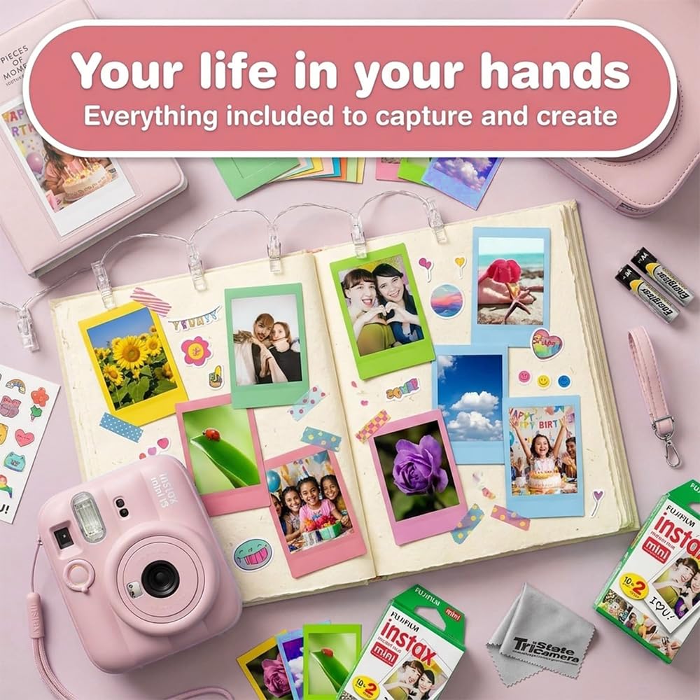 Fujifilm Instax Mini 13 Blue Instant Camera with 20-Sheet Film Set