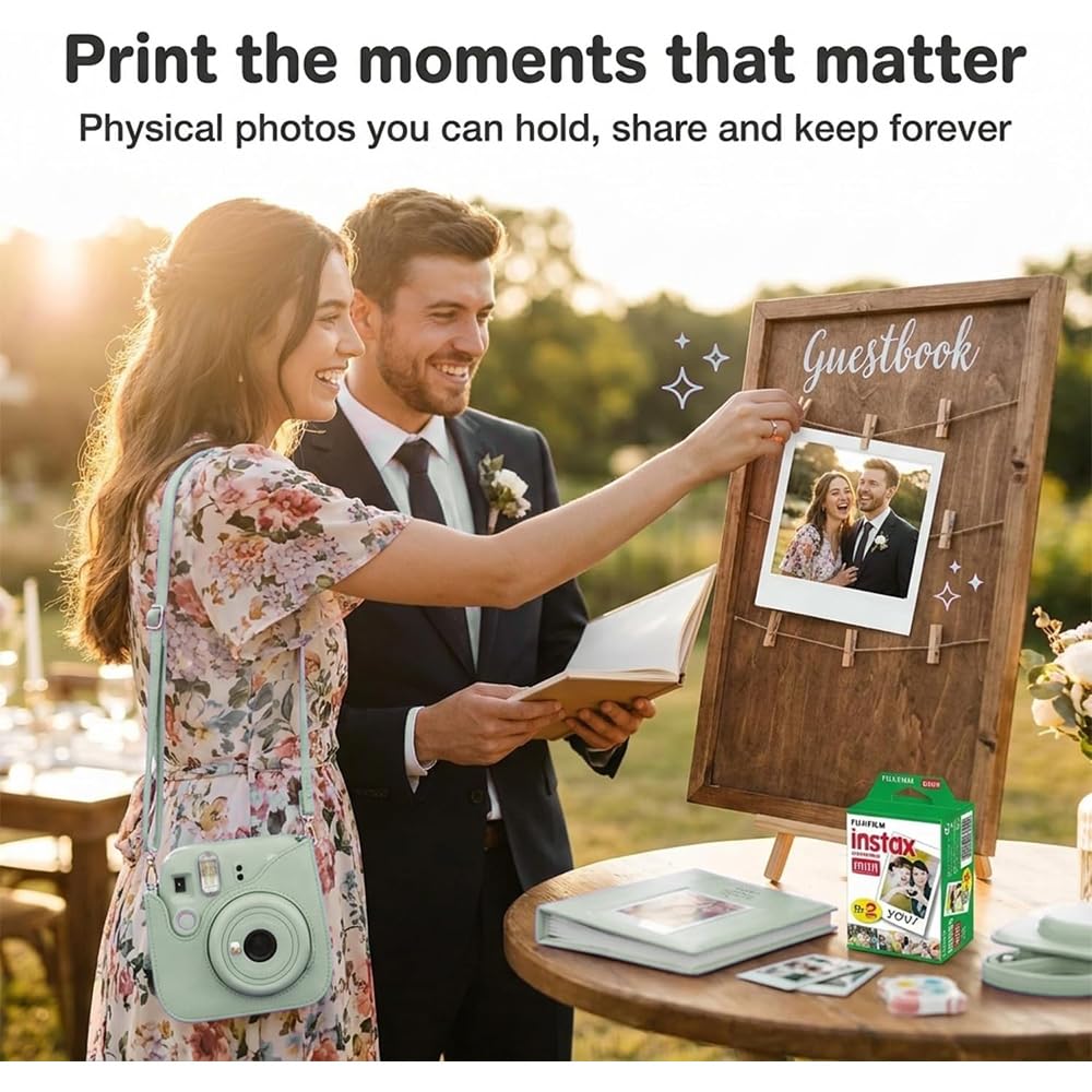Fujifilm Instax Mini 13 Blue Instant Camera with 20-Sheet Film Set