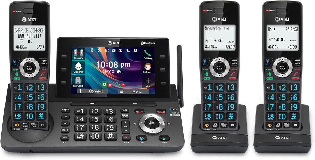 AT&T DLP73390 3-Handset DECT 6.0 Cordless Phone with Answering Machine