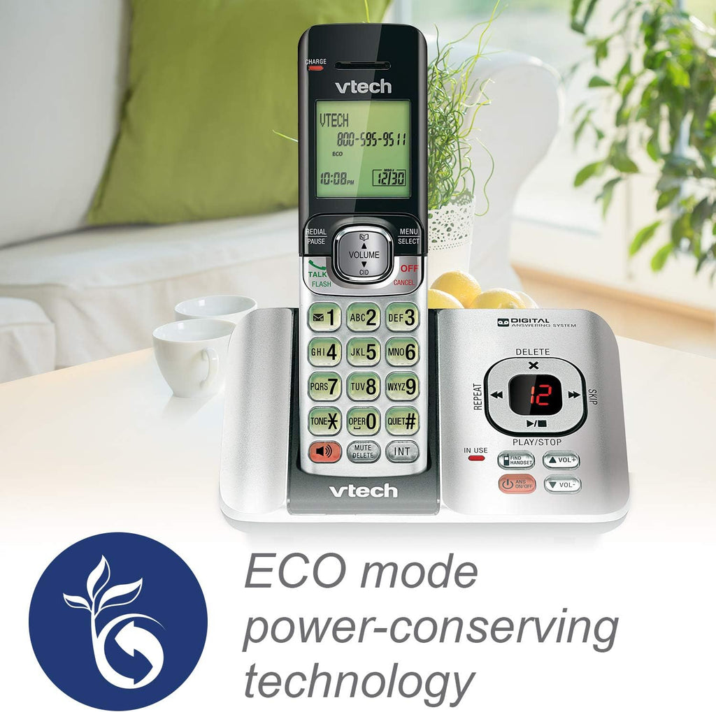 VTech CS6529-4B 4-Handset Cordless Phone with Answering Machine, Caller ID/Call Waiting, DECT 6.0 System, Wall Mountable