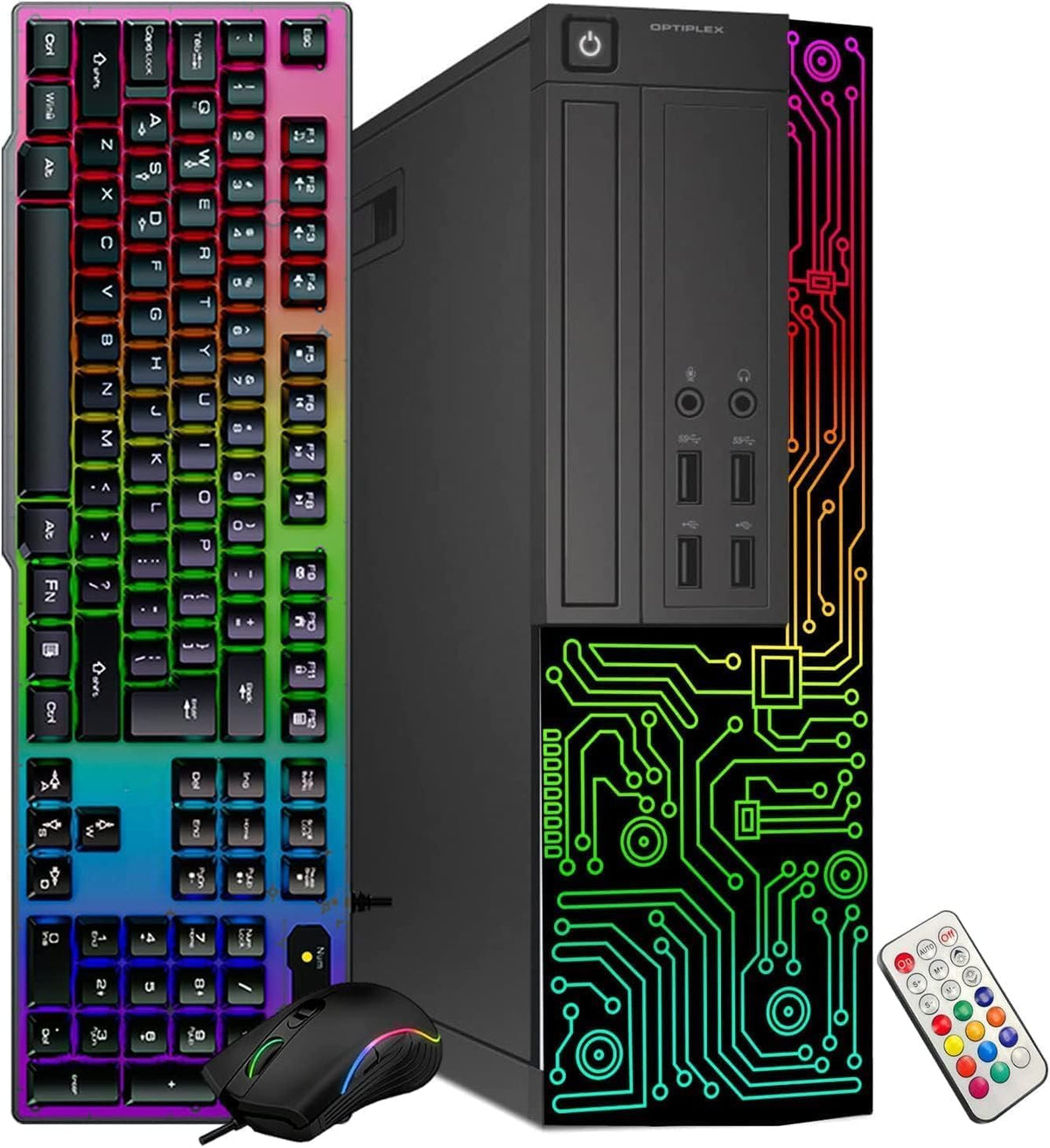 Dell Optiplex PC,Core i5,24'' Monitor,16G RAM,512G SSD(Renewed)