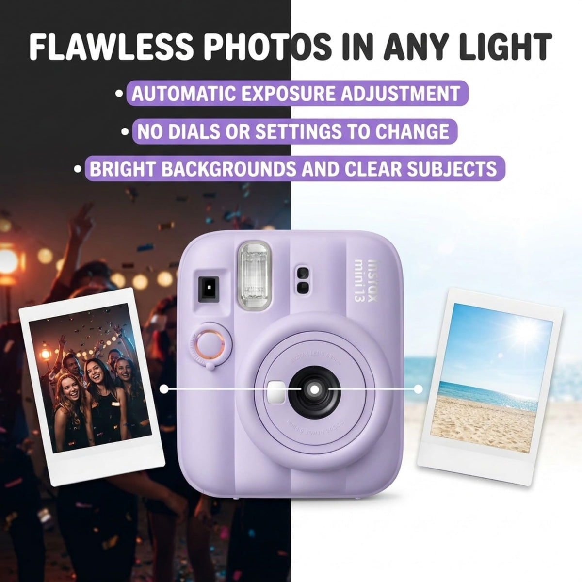 Fujifilm Instax Mini 13 Blue Instant Camera with 20-Sheet Film Set