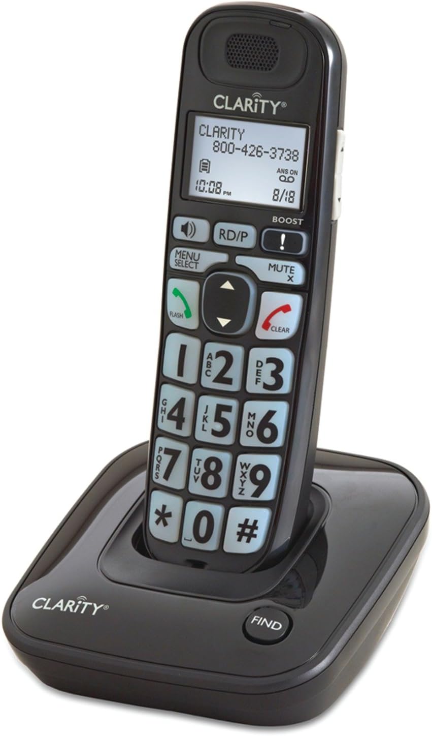 Clarity E814CC Amplified Corded/Cordless Combo with Answering Machine- Bundles, Dual-SIM and Dual keypad