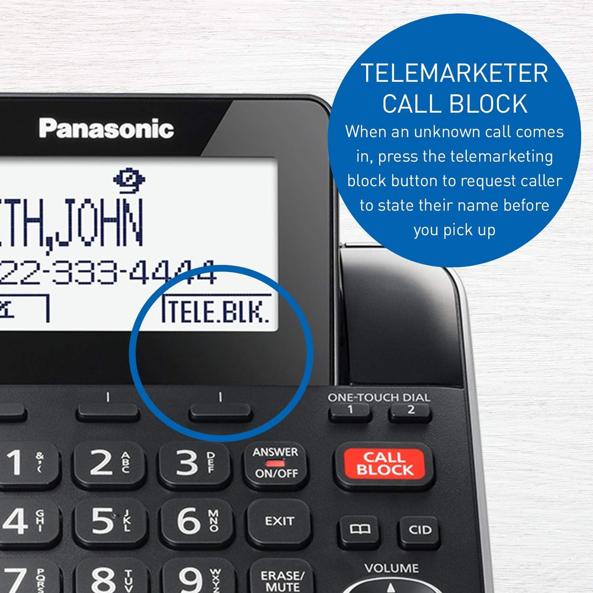 Panasonic Home Phone KX-TGF870 (1 Handset 1 Corded)