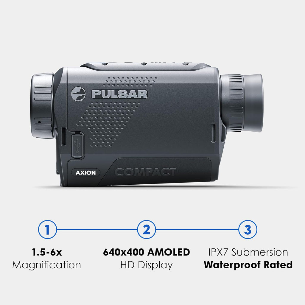 Pulsar Axion Compact Thermal Monocular